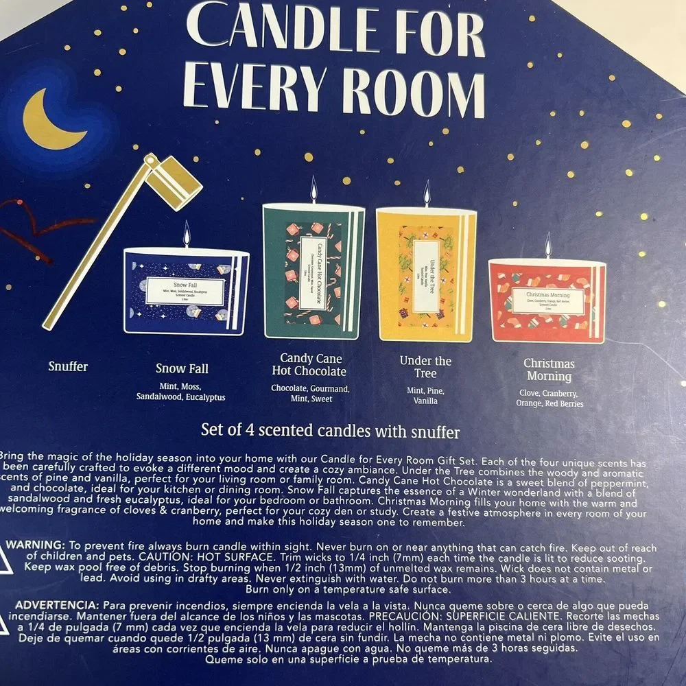 Aldi Holiday Candle Collection‎ Gift Set New